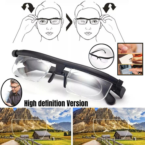 Dial adjustable glasses - adjustable,