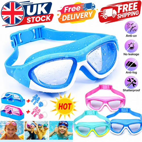Kids anti fog swimming goggles - swimming,