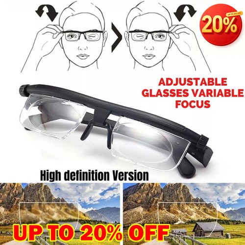 Dial adjustable glasses - adjustable,