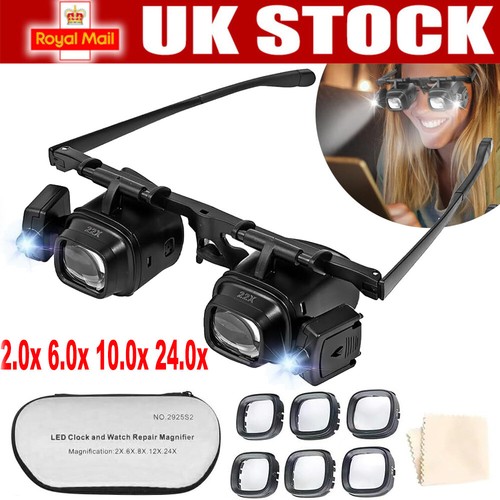 24x magnification head mounted - 24x, head-mounted