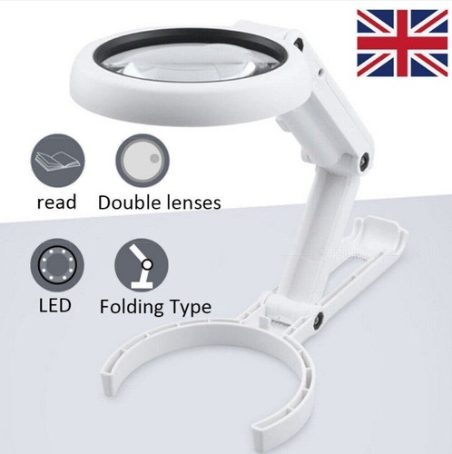 Large magnifying glass with - glass,