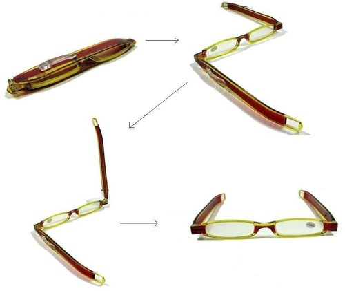 Folding reading glasses - reading,