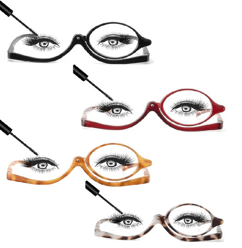 Reading glasses makeup make - reading,
