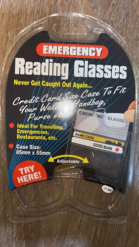 Emergency adjustable reading - emergency,
