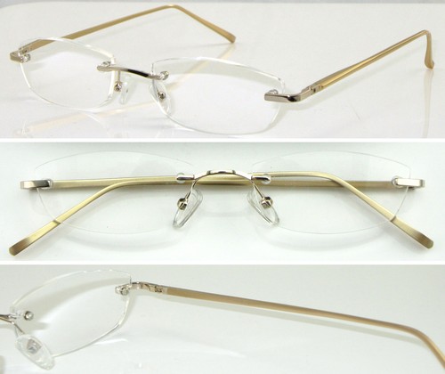 Rimless reading glasses - reading,