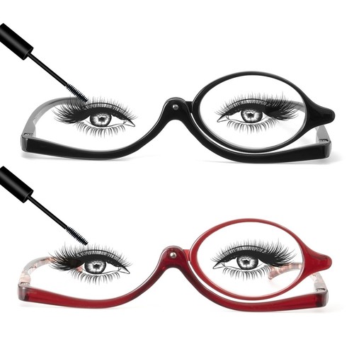 Make reading glasses - make-up,